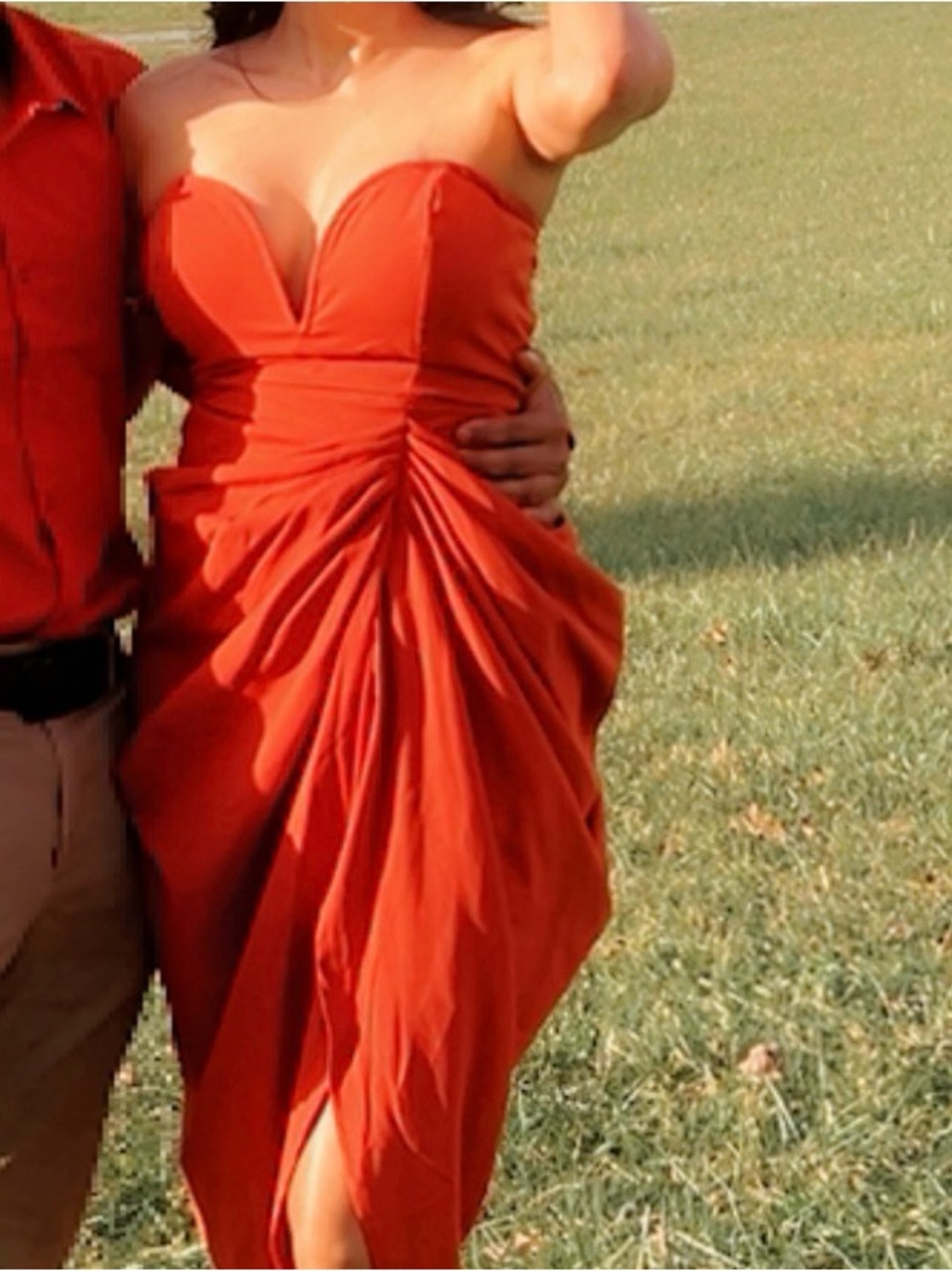 Orange Dress M size 2/3